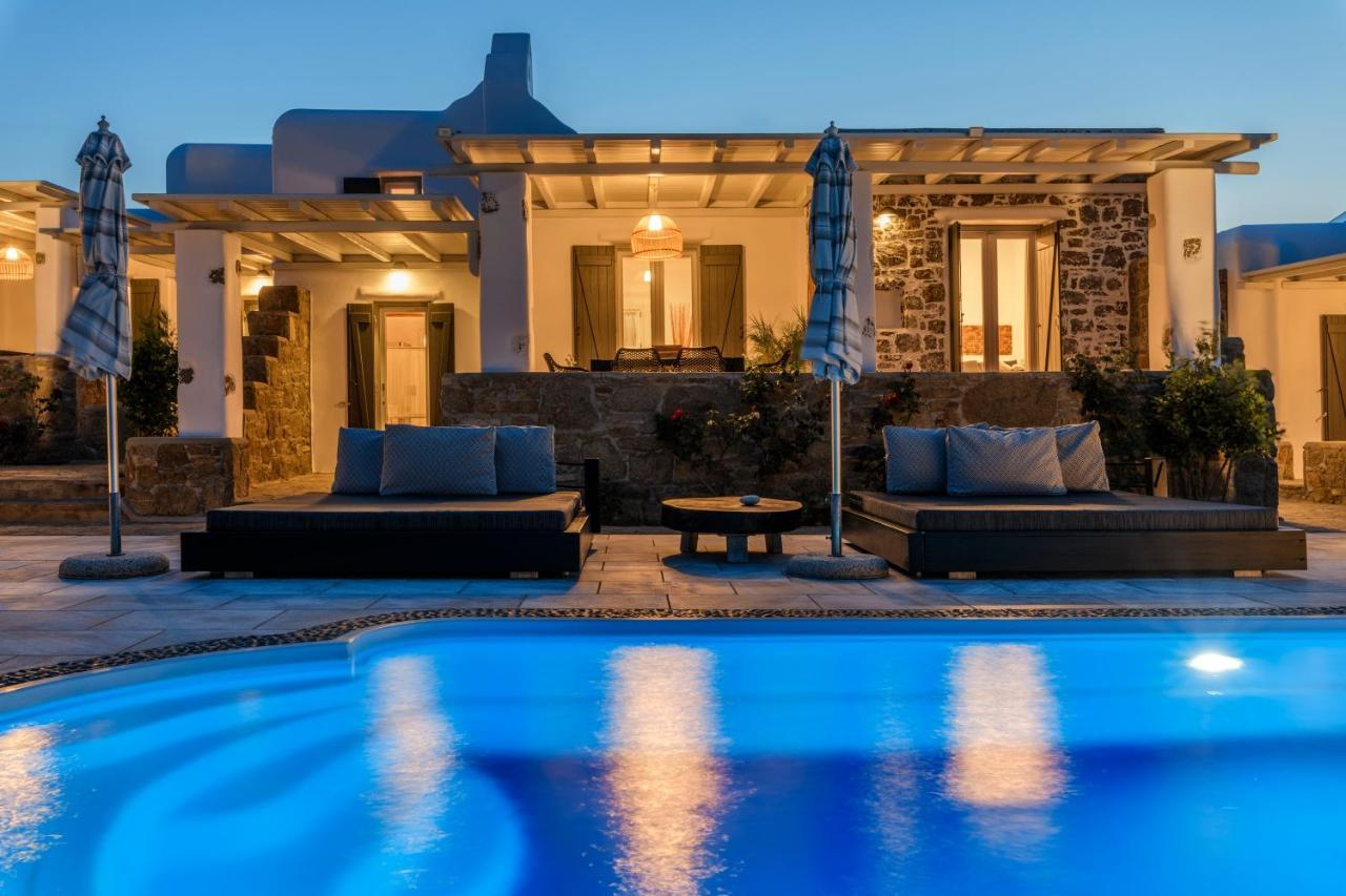 Aurora Mykonos Villas Kalafatis Exterior foto
